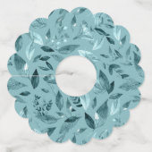 水彩落ちた葉2 ワイングラスタグ (裏面)