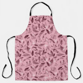水彩落ちた葉3 エプロン (正面)