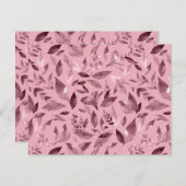 水彩落ちた葉3 ノートカード (正面/裏面)