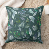 水彩落ちた葉5 クッション (ブランケット)