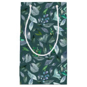 水彩落ちた葉5 スモールペーパーバッグ (正面)