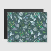 水彩落ちた葉5 マグネット招待状 (正面/裏面)