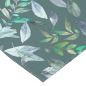 水彩落ちた葉5 ミディアムテーブルランナー (コーナー)