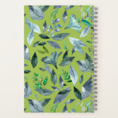 水彩落ちた葉6 ノートブック (裏面)