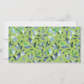 水彩落ちた葉6 案内状 (正面)