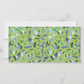 水彩落ちた葉6 案内状 (裏面)