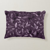 水彩落ちた葉7 アクセントクッション (裏面)