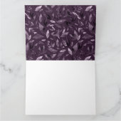 水彩落ちた葉7 サンキューカード (内部)