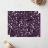 水彩落ちた葉7 ノートカード (正面/裏面インサイチュ)