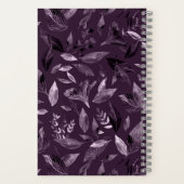 水彩落ちた葉7 ノートブック (裏面)