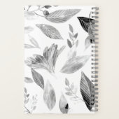 水彩落ちた葉8 ノートブック (裏面)