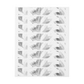 水彩落ちた葉8 ラップアラウンドラベル (シート)