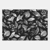 水彩落ちた葉9 ラッピングペーパーシート (正面3)