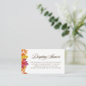 水彩落下離れ式ガランドディスプレイシャワー エンクロージャーカード (スタンド正面)