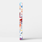 水彩葉のシームレス Case-Mate iPhoneケース (裏面 / 左)