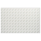 水彩葉のパターン ファブリック (ヤード)