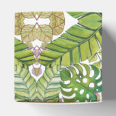 水彩葉の可愛い熱帯 フェイバーボックス (上部)