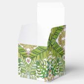 水彩葉の可愛い熱帯 フェイバーボックス (オープン)