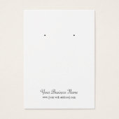 水彩葉カスタムイヤリングカード (正面)