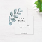 水彩葉ジュエリー表示カード (デスク)