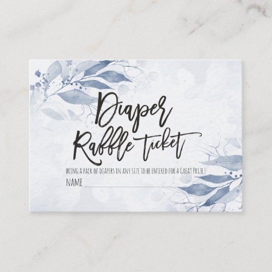 水彩葉チケット エンクロージャーカード (正面)