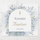 水彩葉バプテスマ リキュールボトルラベル (シングルラベル)