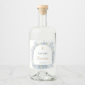 水彩葉バプテスマ リキュールボトルラベル (正面)