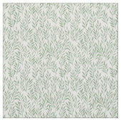 水彩葉パターン ファブリック (見本)