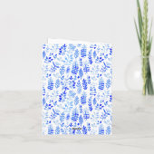 水彩葉マザーズデイカード カード (裏面)