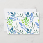 水彩葉式出欠 出欠カード (裏面)