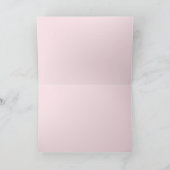 水彩葉折りグリーティングカード サンキューカード (内部)