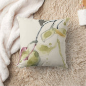 水彩葉枝トリプチチ クッション (ブランケット)