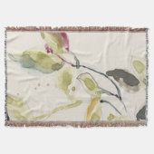 水彩葉枝トリプチチ スローブランケット (正面)