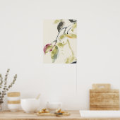 水彩葉枝トリプチチ ポスター (キッチン)