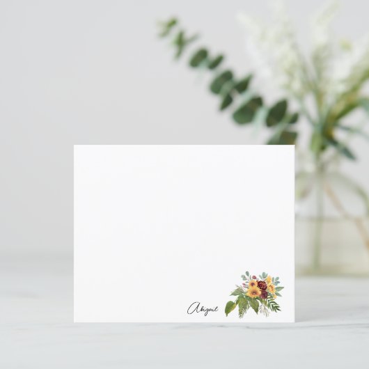 水彩葉樹用ひまわりカスタム文房具 (スタンド正面)