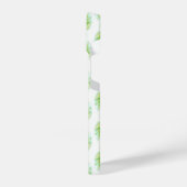 水彩葉白 iPhoneケース (左側面)