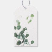 水彩葉結婚式の引き出物ラベル ギフトタグ (正面)