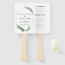 水彩葉金ゴールド幾何学模様結婚枠