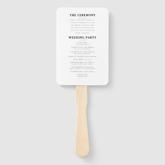 水彩葉金ゴールド幾何学模様結婚枠 ハンドファン (裏面)