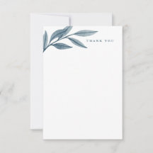 水彩葉青エレガント感謝してい