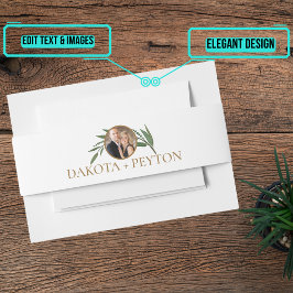 水彩葉04e 招待状ベリーバンド