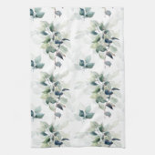 水彩葉 キッチンタオル (縦)