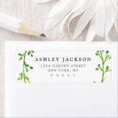 水彩葉 ラベル (インサイチュ)