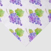 水彩葡萄パターン2 薄葉紙 (詳細)