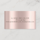 水彩蓮ホログラフィカラフルックインク 名刺 (裏面)