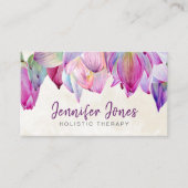 水彩蓮花名刺 名刺 (正面)