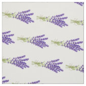 水彩薄紫ラベンダーガーデンフラワー ファブリック (見本)