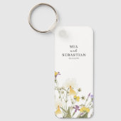 水彩薄紫結婚ズ キーホルダー (正面)