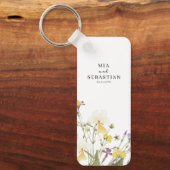 水彩薄紫結婚ズ キーホルダー (正面)