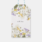 水彩薄紫結婚ズ ギフトタグ (裏面)